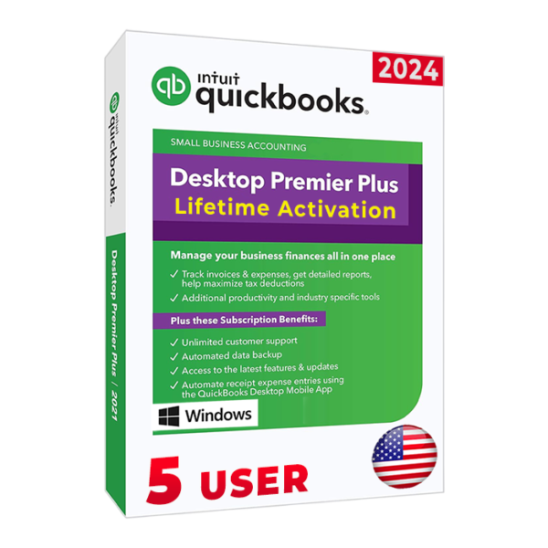 QuickBooks Desktop Premier Plus 2024 ( 5 Users )